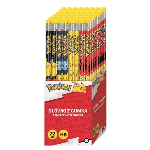 Olovka grafitna St.Right  Pokemon s gumicom na vrhu 72/1-0