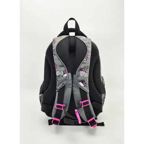 Ruksak školski St.Right Hello Kitty 16" sivi-3