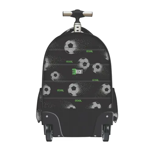 Ruksak školski St.Right na kotačiće Pixel Balls s pretincem za prijenosno računalo 17"-1