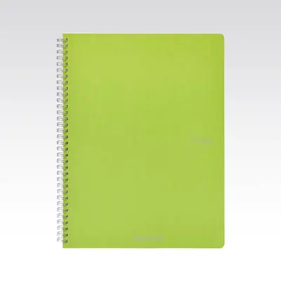 Bilježnica Fabriano Ecoqua original A4 90g 70L spiralna kocke lime/limeta 19290107-0