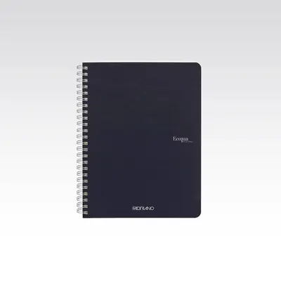 Bilježnica Fabriano Ecoqua original A5 90g 70L spiralna kocke dark blue/tamno plava 19148104-0
