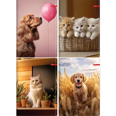 Bilježnica Ilijanum A4 70g 52L kocke pets-1