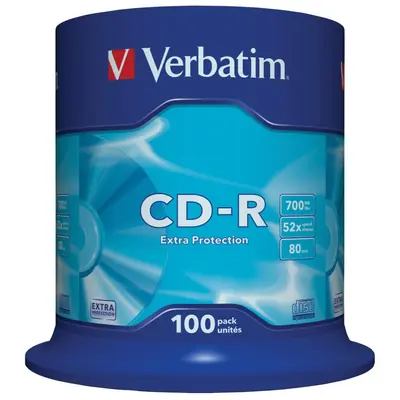 CD-R Verbatim #43411 700Mb 52x sp100