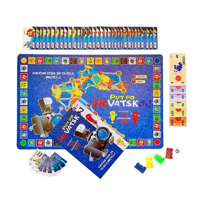 Društvena edukativna igra Playland put po hrvatskoj L-128 HR-1