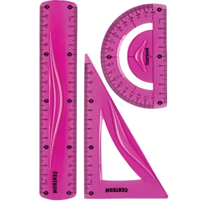 Geometrijski set Centrum flexi 3/1 20 cm sortirano 86917-0