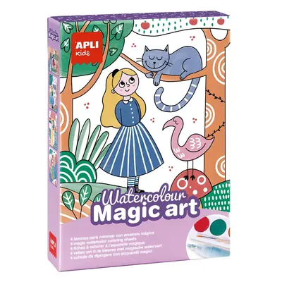 Igra Apli Watercolor Magic Art za slikanje vodenim bojama i čarobnim flomasterom 18823-0