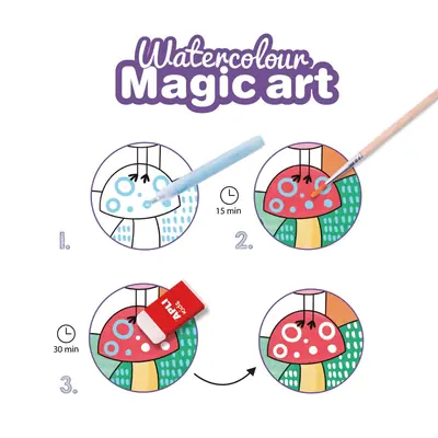Igra Apli Watercolor Magic Art za slikanje vodenim bojama i čarobnim flomasterom 18823-4
