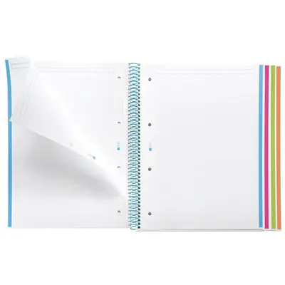 Kolegij blok Miquelrius A4 70g 120L spiralni crte Extra rigid cardboard lifestyle wow MR4228-3