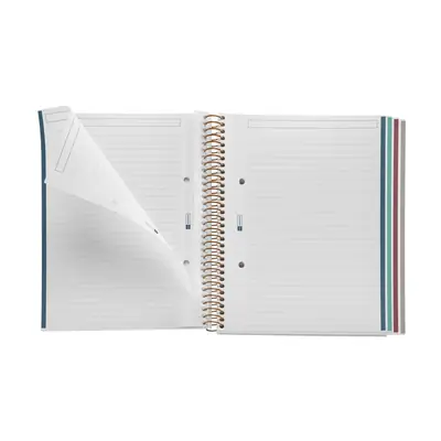 Kolegij blok Miquelrius A5 70g 100L spiralni crte Extra rigid cardboard lifestyle thoughts midnight MR46917-2