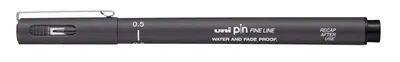 Marker Uni pin05-200 dark grey