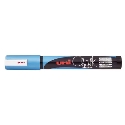 Marker Uni pwe-5m chalk_kreda metallic plavi