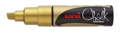 Marker Uni pwe-8k chalk_kreda zlatni