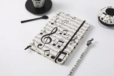 Notes iTotal A5 točkice Music XL1811A-0