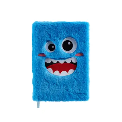 Notes Miquelrius A5 80g 160L fluffy Little monster plavi MR8164-0