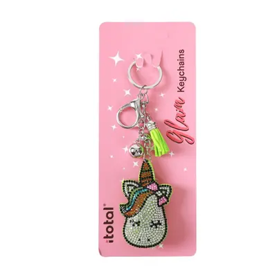 Privjesak za ključeve iTotal Unicorn mix 15x8cm XL1436-2