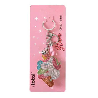 Privjesak za ključeve iTotal Unicorn mix 15x8cm XL1436-3