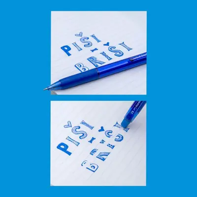 Roler Uni urn-181 (0.7) signo plavi s gumicom piši briši-5
