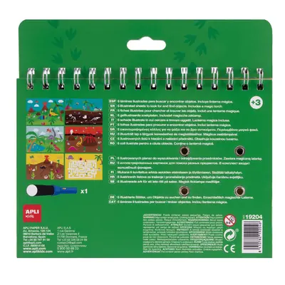 Set Apli slikovnica + svjetiljka dinosauri +3 19204-1
