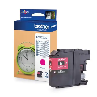 Tinta Brother LC125XLM magenta 1.2k