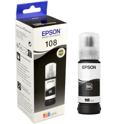 Tinta Epson 108 L8050/18050 photo black ecotank C13T09C14A 70ml