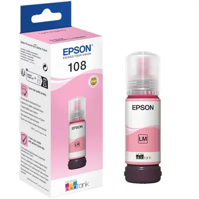 Tinta Epson 108 L8050/18050 photo light magenta ecotank C13T09C64A 70ml