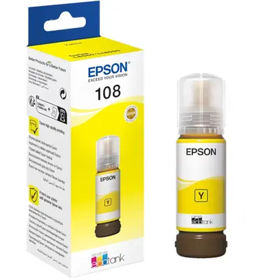 Tinta Epson 108 L8050/18050 photo yellow ecotank C13T09C44A 70ml