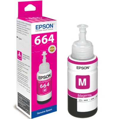 Tinta Epson T6643 L110/210/550 magenta ecotank C13T66434A 70ml