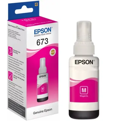 Tinta Epson T6733 L800 magenta ecotank C13T67334A 70ml