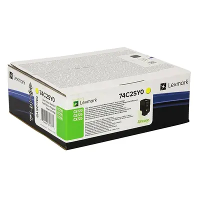 Toner Lexmark 74C2SY0 yellow 7k