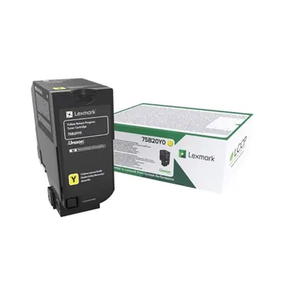 Toner Lexmark 75B20Y0 yellow 10k