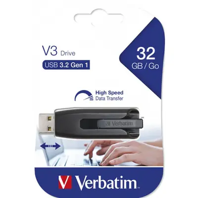USB stick Verbatim 3.2 #49173 32Gb storengo v3 black