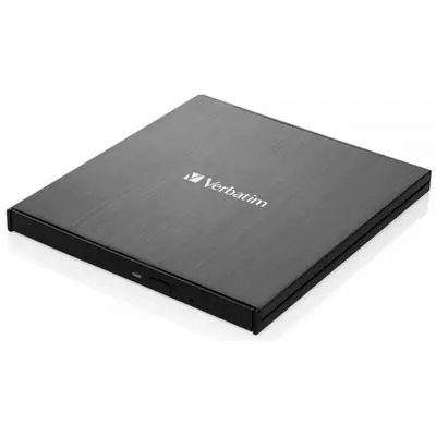 Vanjski snimač Verbatim CD/DVD Slimline, M-Disc kompatibilan, USB3.2/USB-C, crni, 043886