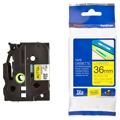 Vrpca Brother p-touch TZE661 36mm yellow/black