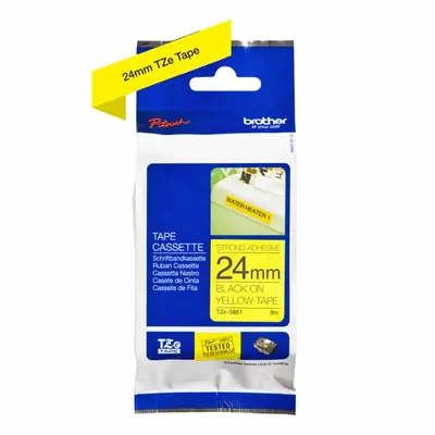 Vrpca Brother p-touch TZES651 24mm yellow/black
