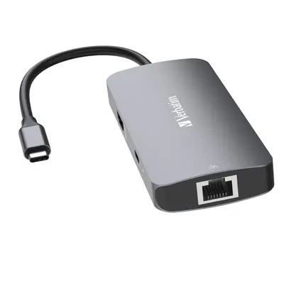 Hub Verbatim CMH-05 #32150 USB-C Pro, 5 priključaka, HDMI/RJ45/2x USB-A/USB-C-1