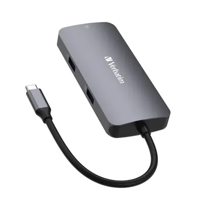 Hub Verbatim CMH-05 #32150 USB-C Pro, 5 priključaka, HDMI/RJ45/2x USB-A/USB-C-2