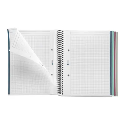 Kolegij blok Miquelrius A5 70g 100L spiralni kocke Keep it simple MR4059-2