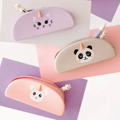 Pernica Miquelrius Back2Fun silikonska mačka ljubičasta MR16582-4
