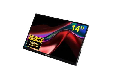 Prijenosni monitor osjetljiv na dodir PMT-14 Verbatim #49591 Full HD 1080p, 2x USB-C/1x HDMI/1x USB-A