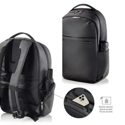 Ruksak za prijenosno računalo Miquelrius crna 16" M 38x46x13cm MR16980-4
