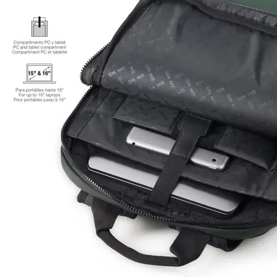 Ruksak za prijenosno računalo Miquelrius zeleni 16"S 32x43x5,5cm MR16983-4