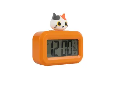 Sat budilica iTotal Cats digitalni narančasti XL2836