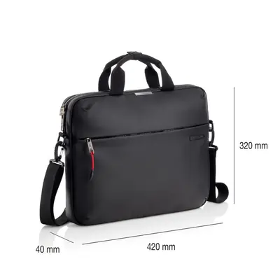 Torba za prijenosno računalo Miquelrius crna 42x32x4cm MR16984-1