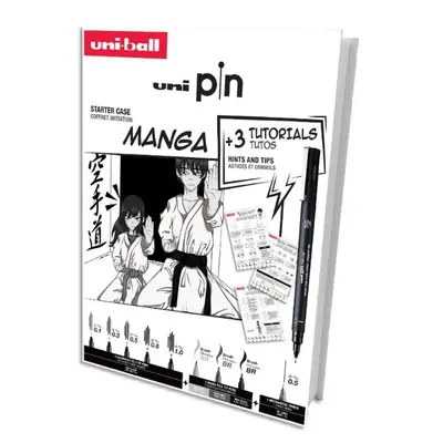 Marker Uni pin gift set Manga + tehnička ol M5-228 u kutiji 8/1