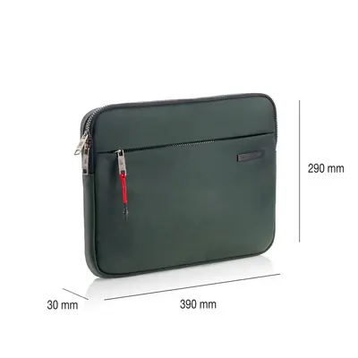 Zaštitna navlaka za prijenosno računalo Miquelrius zelena  15" i 16" 39x29x3cm MR16987-1