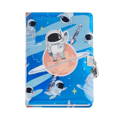 Dnevnik Miquelrius s ključem Back2Fun holographic Astronaut MR7583-0