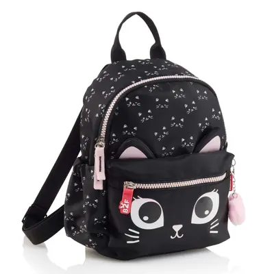 Ruksak mini Miquelrius Back2Fun 2 odjeljka kitten crni 5L MR19364-0
