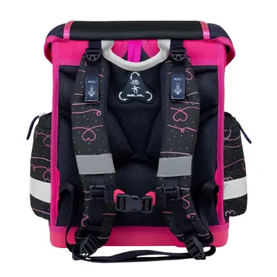 Torba školska Belmil classy dark pinky 403-13/AG/34-2