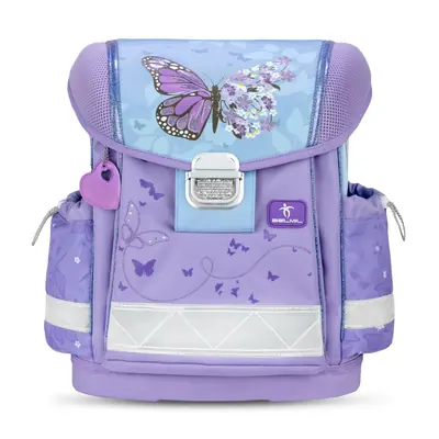 Torba školska Belmil classy purple blue butterfly 403-13/AG/61-0