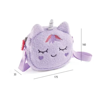 Torbica Miquelrius prazna višenamjenska Back2Fun Fluffy unicorn MR19666-1